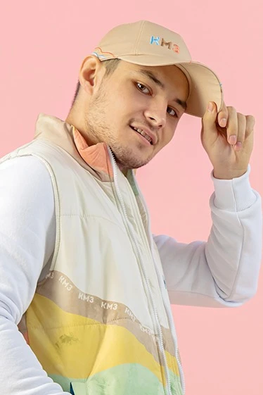 Бейсболка Прайд с уникальной вышивкой на всех деталях (хлопок) "KMZ"#2 Бейсболка Прайд с уникальной вышивкой на всех деталях (хлопок) "KMZ"#2