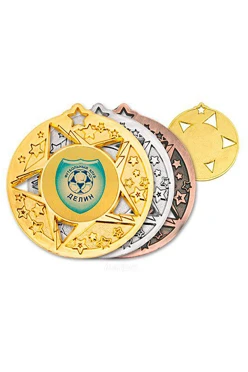 Медаль металлическая МК200 50мм с шильдом 25мм#1