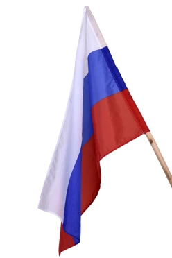 Купить флаг России печатный 70х105 см из шелка