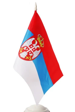 Купить флажок Сербии 15х22 см