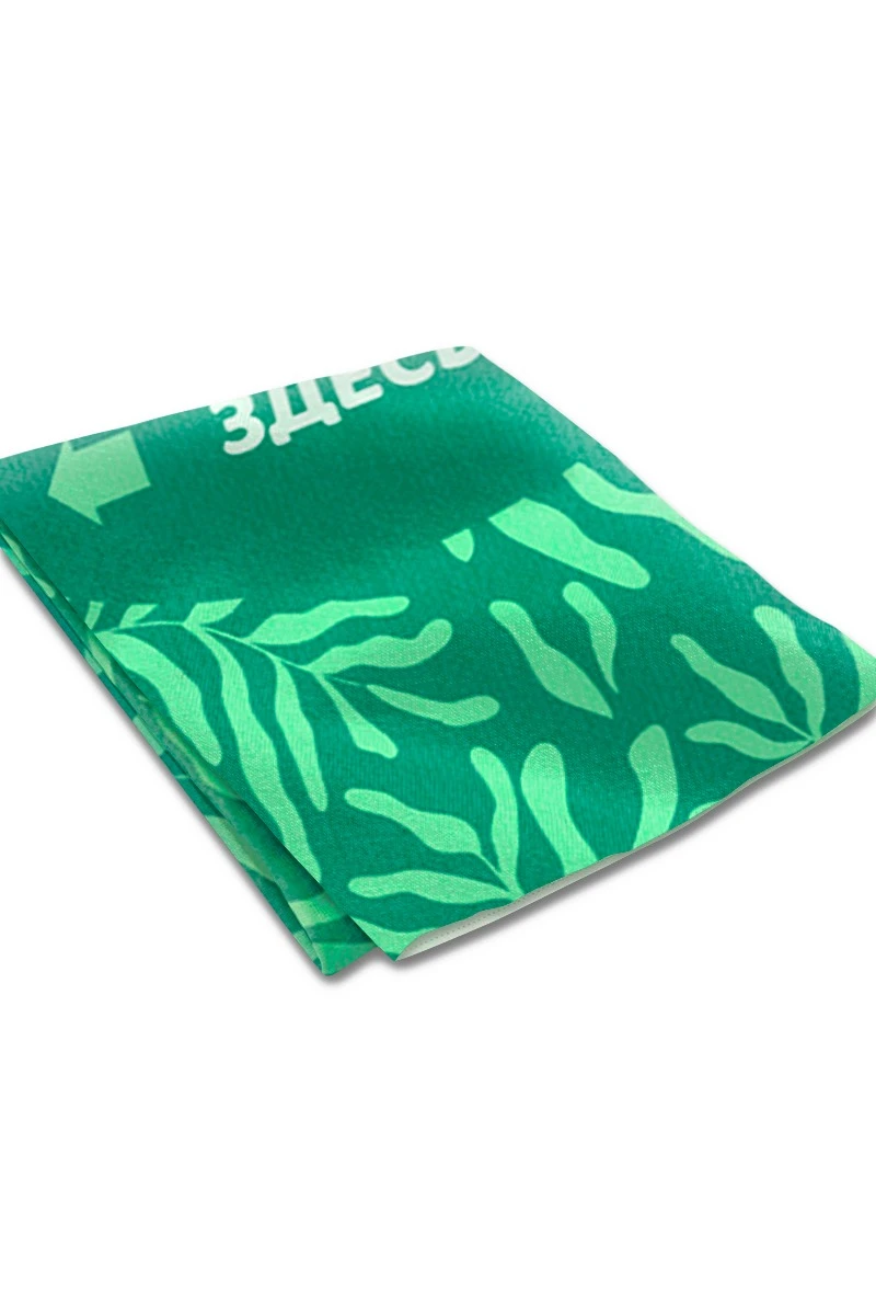 Купить плед Молли из футера 120х145 см, с принтом "The best picnics here"