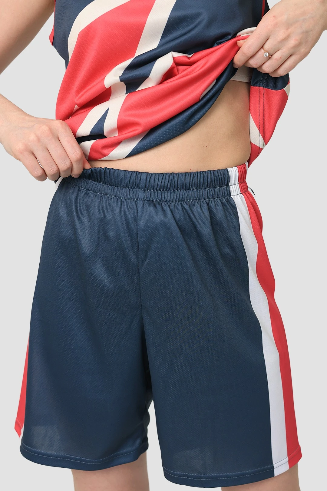 Баскетбольная форма Рассел женская с полной запечаткой "Lightning"#3