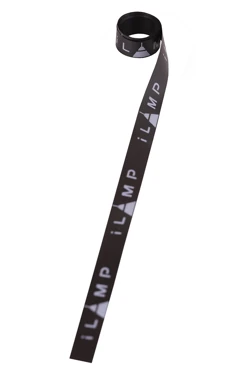 Купить ленту сатин ширина 1,5 см черную, печать белым с одной стороны