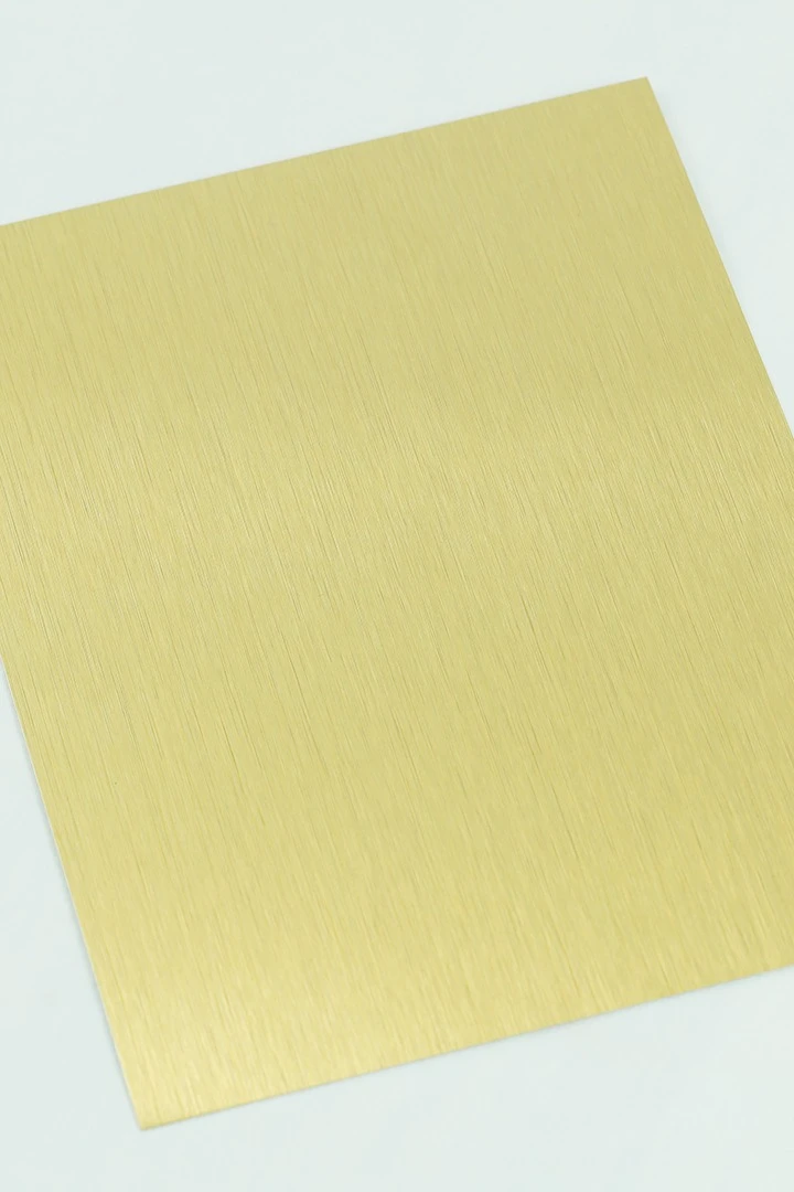 Алюминий царапанный односторонний 200х300 мм 0,45 мм, золото#4 Алюминий царапанный односторонний 200х300 мм 0,45 мм, золото#4