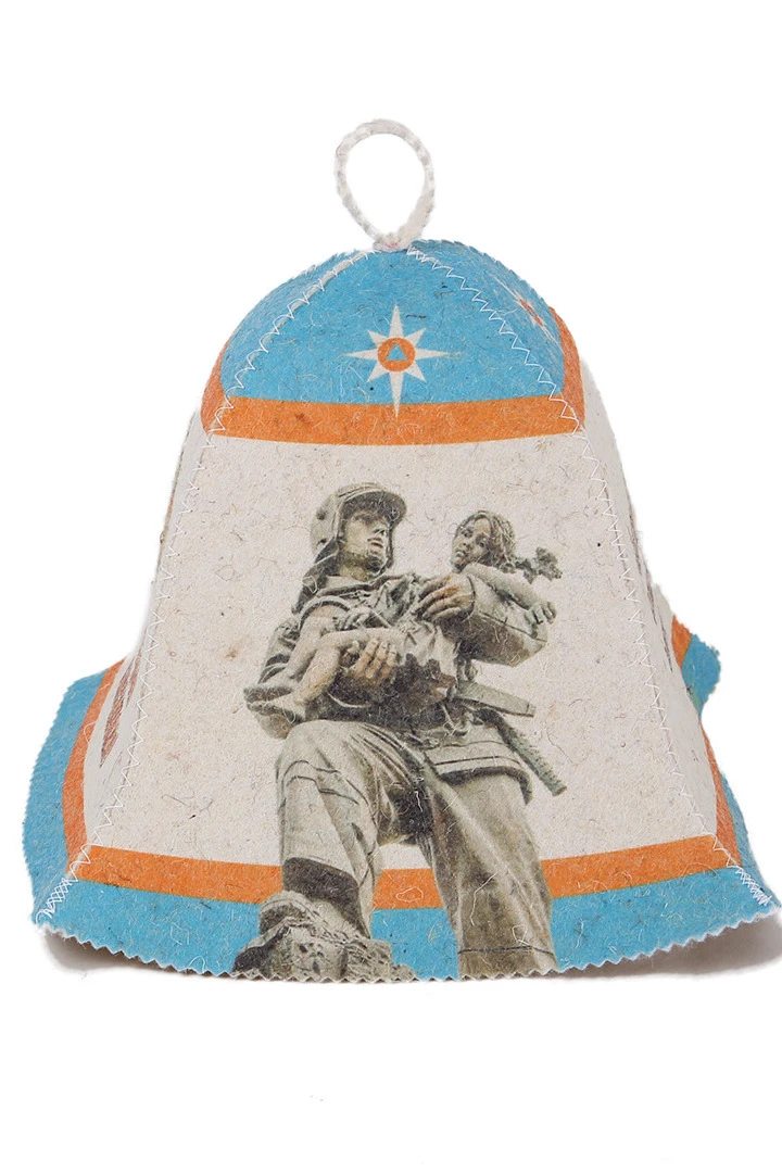 Шапка Банщик с полной запечаткой#4