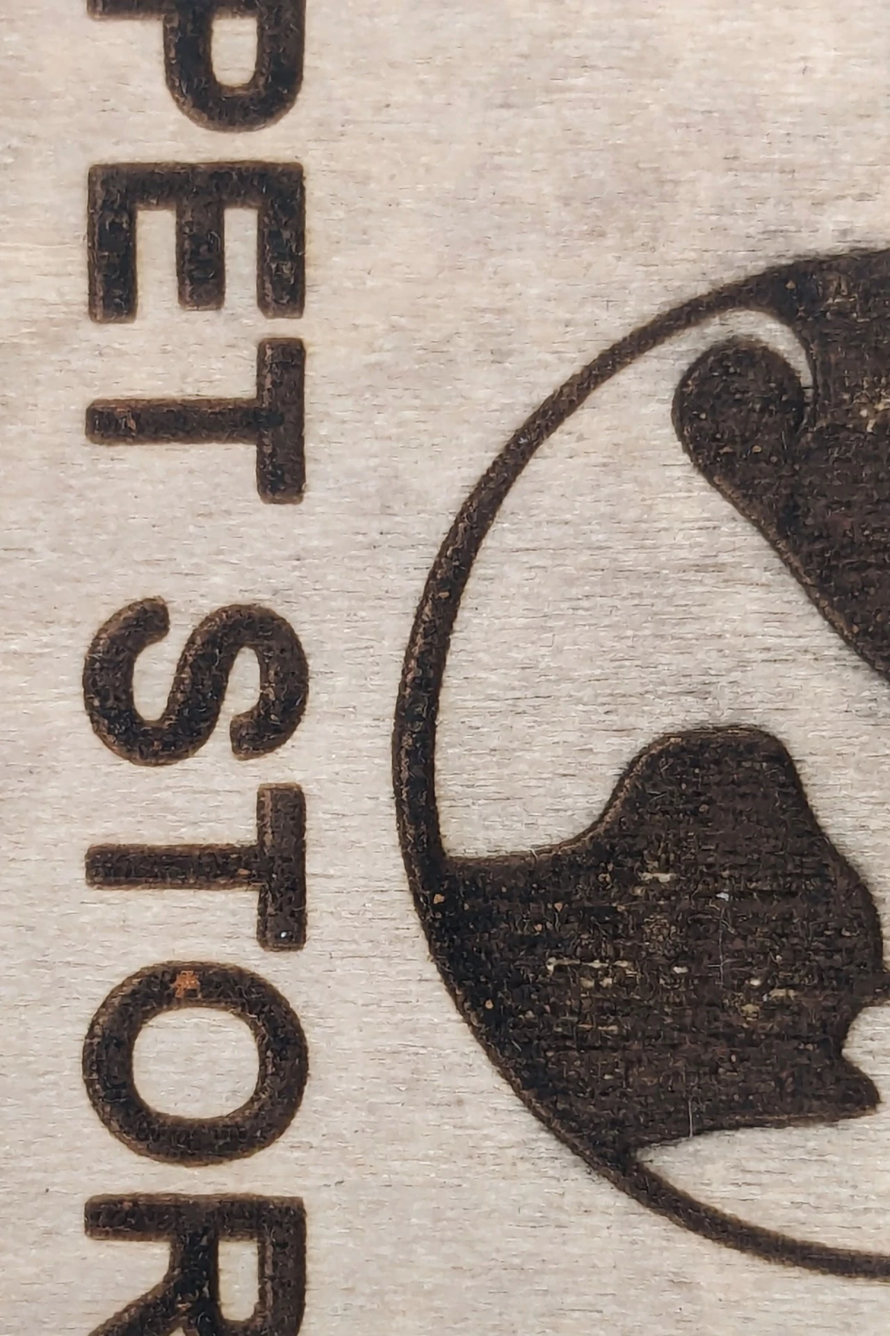 Бейдж из фанеры с гравировкой, 47х73 мм#5