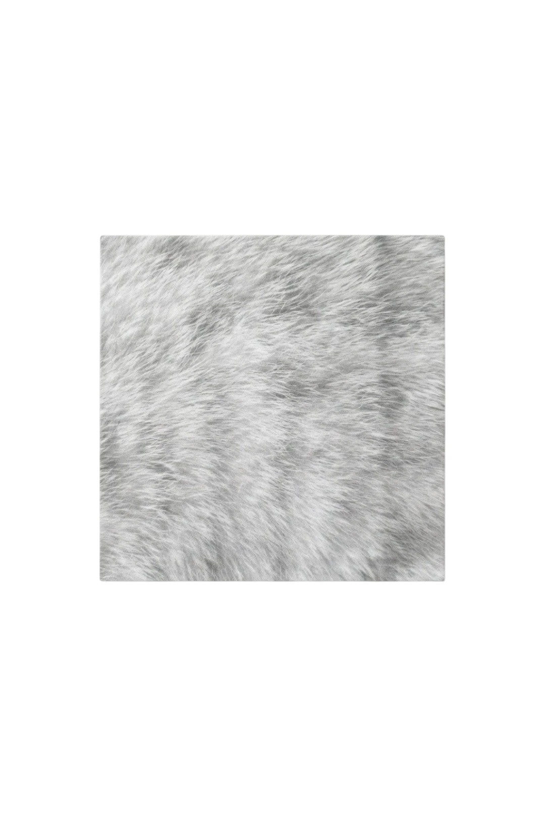 Купить салфетку из микрофибры 18х18 см с полной запечаткой "Grey fur"