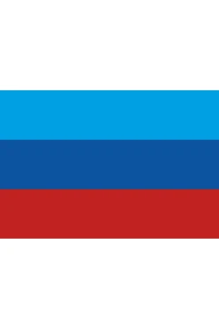 Купить флажок Луганской Народной Республики 15х22 см