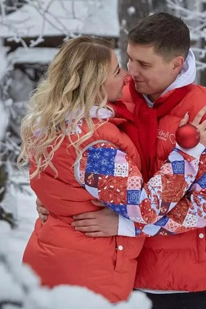 Жилет Морган Лайт с подкладом из лебяжьего пуха унисекс, с полной запечаткой "Зима в Подмосковье"#3