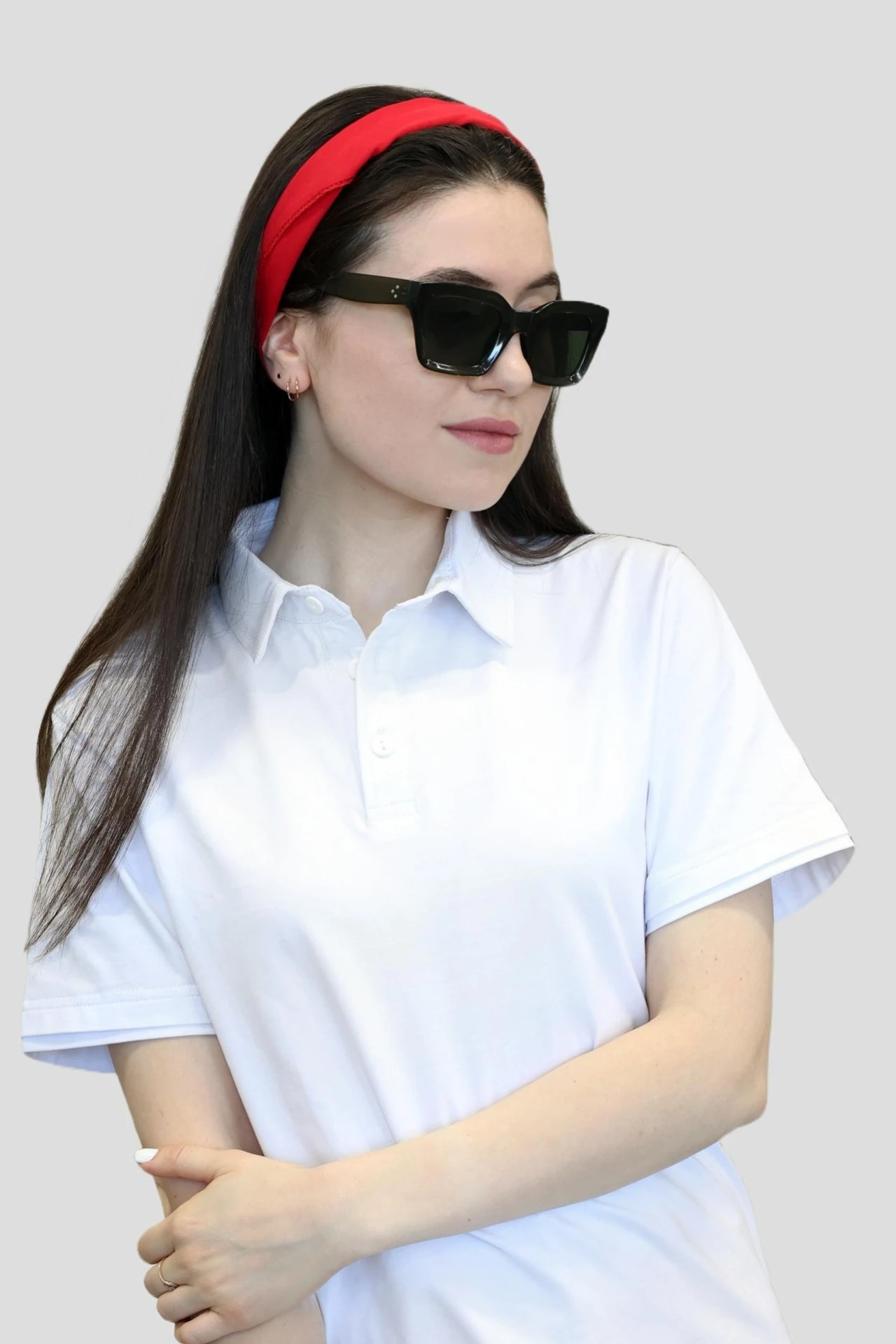 Бандана однотонная, хлопок 40х40х70 см#1