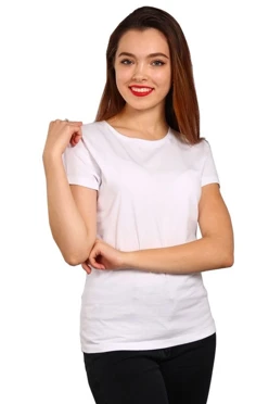 Купить футболку Премиум женскую белую