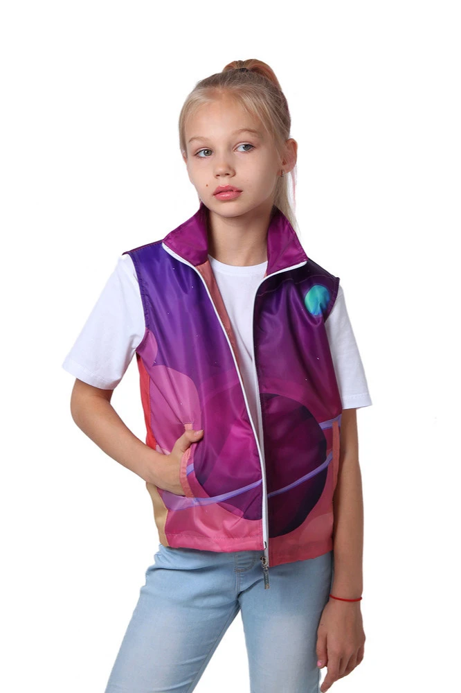 Жилет Брендон без подклада детский, с полной запечаткой#2