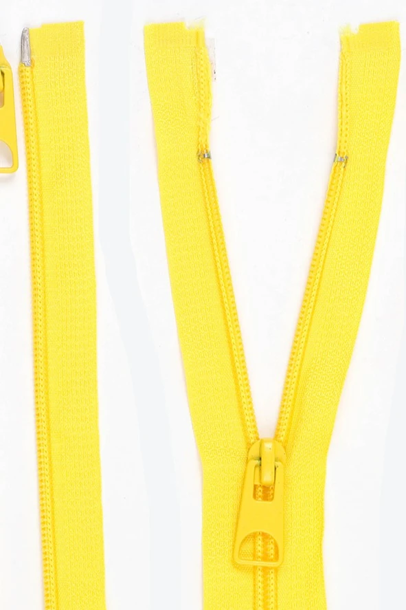 Молния спиральная рaзъемная 80 см, тип 5, желтая#1