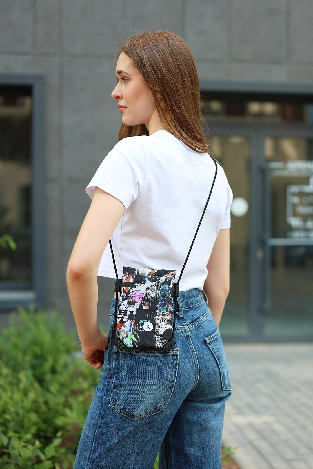 Купить нагрудный кошелек Брик 13х18 см, с полной запечаткой "Underground"