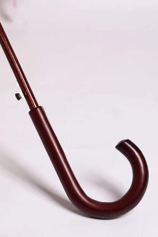 Зонт-трость Мэри с деревянной ручкой двухслойный, с полной запечаткой#3