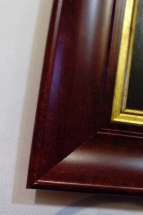 Портрет Президента РФ Путина В. В., 25х35 см, Стандарт, рама красное дерево#2