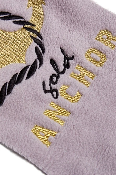 Купить шарф флисовый "Gold Anchor" 15х120 см