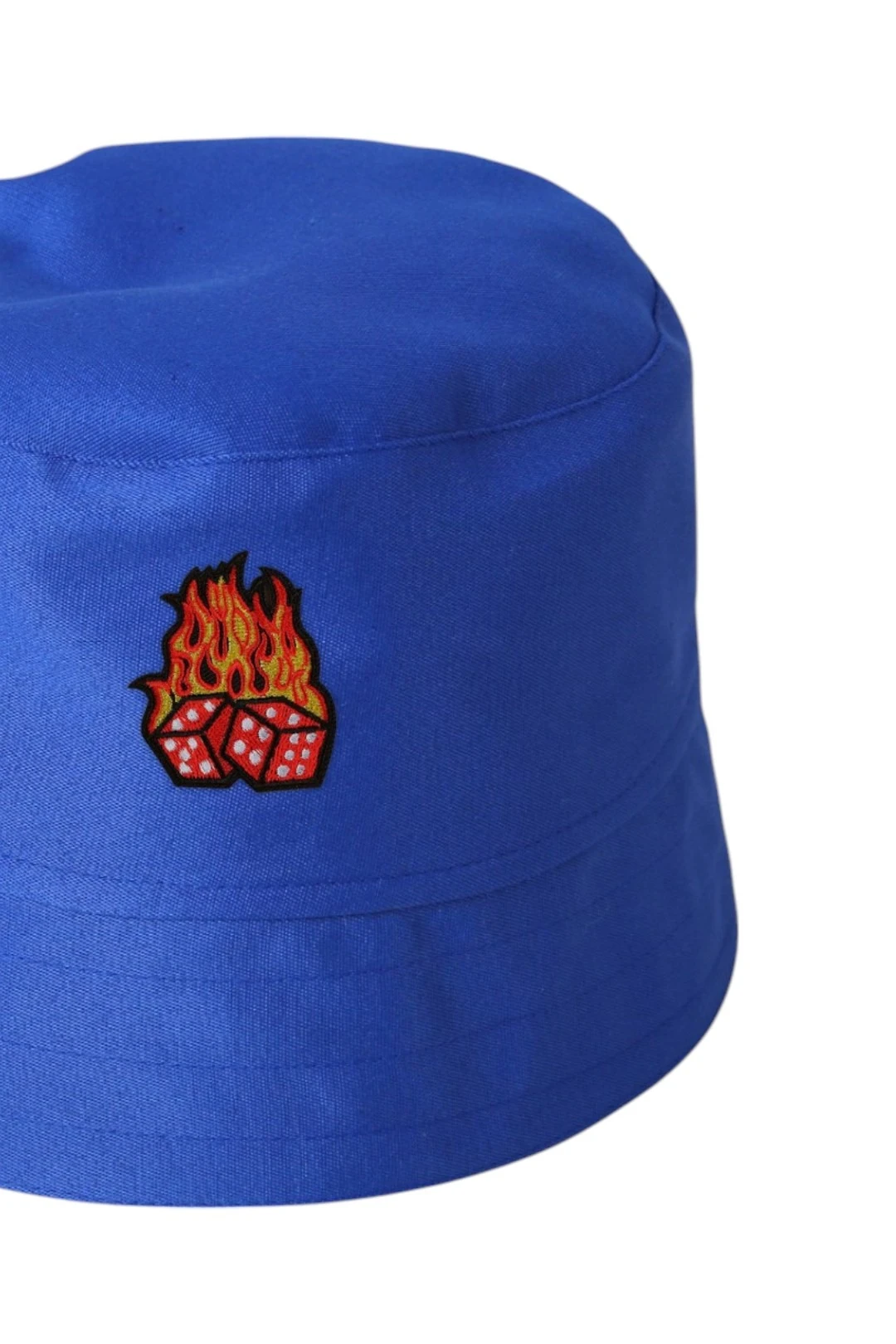 Панама Монако из греты с отстроченными полями, однотонная "Fire cube"#1