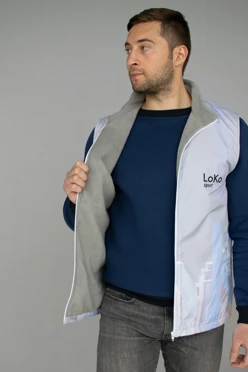 Жилет Пилот с подкладом из флиса унисекс, с полной запечаткой#1