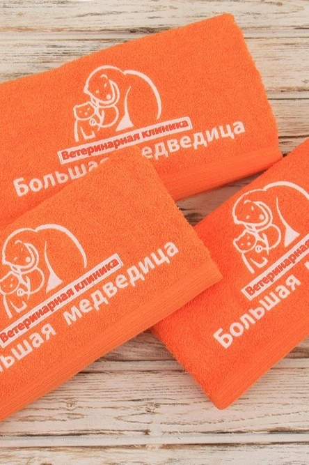 Полотенце махровое 70х140 см (Ituma), однотонное "Veterinary clinic"#4
