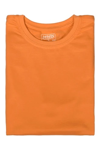 Футболка Премиум детская (Modern) однотонная оранжевая (хлопок)#4