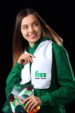 Купить шарф флисовый 15х100 см (однослойный) "Fizz"