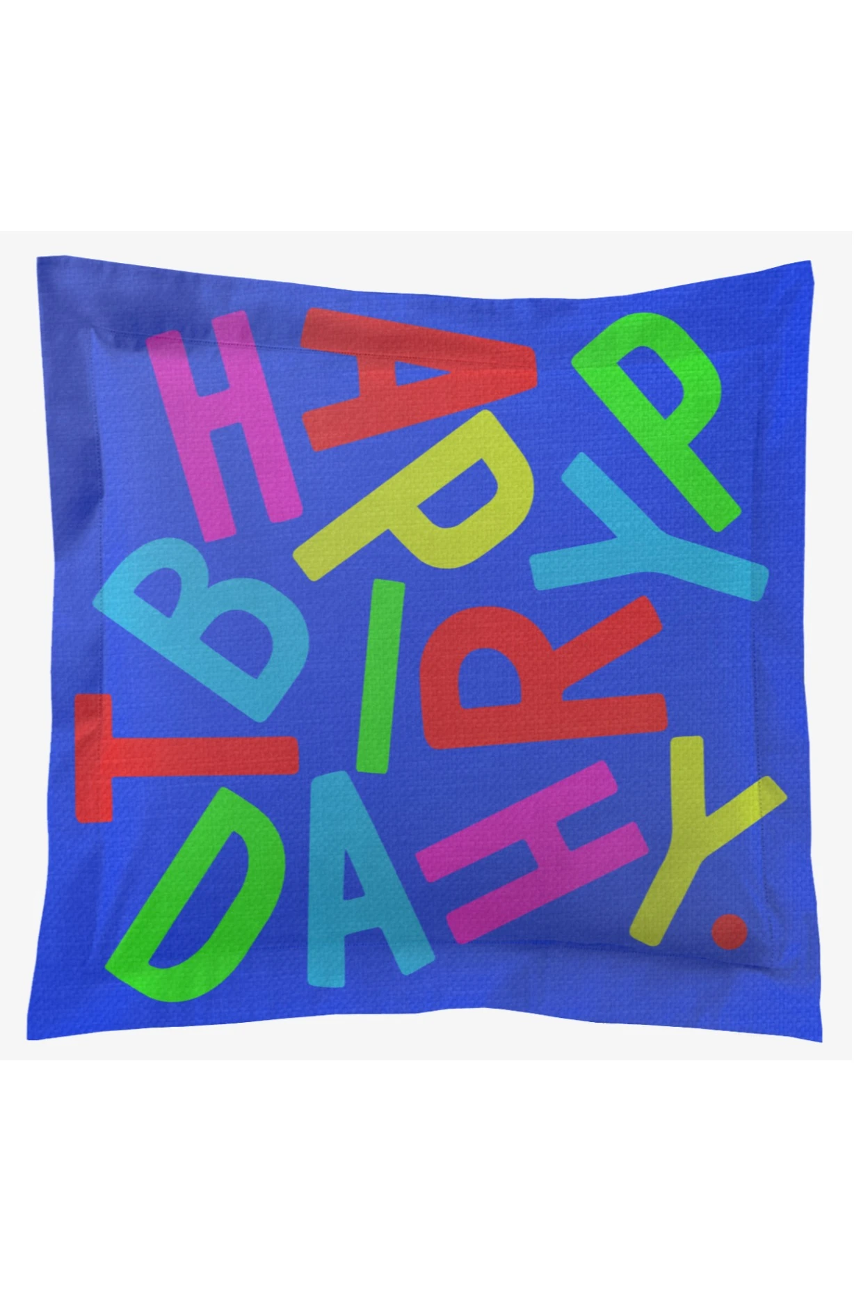 Купить подушку с бордюром 40х40 см, с принтом "Marina"