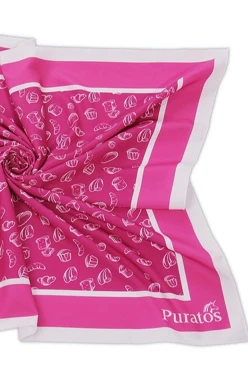 Купить платок из цветного шелка 70х70 см