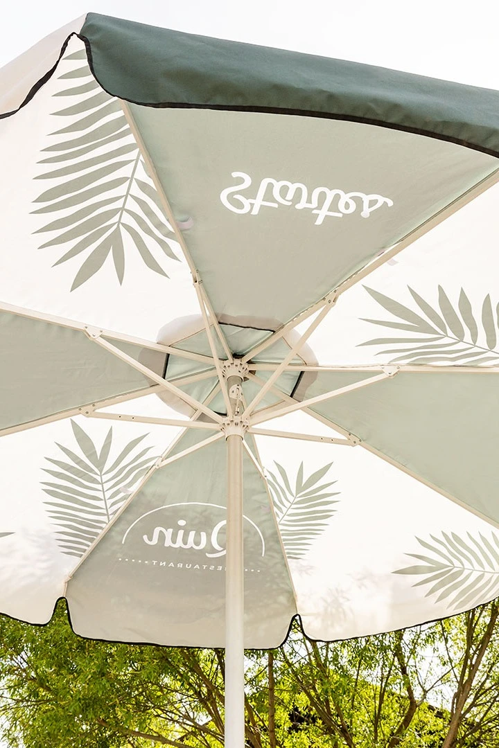 Зонт Ницца 3 м (купол 2,7х2,7 м), с полной запечаткой#4