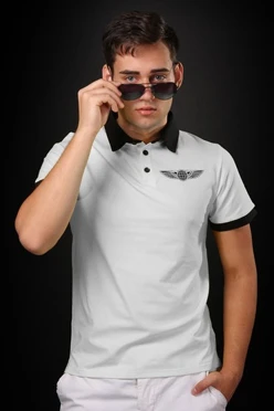 Купить футболку Поло Найт унисекс  "Крылья"