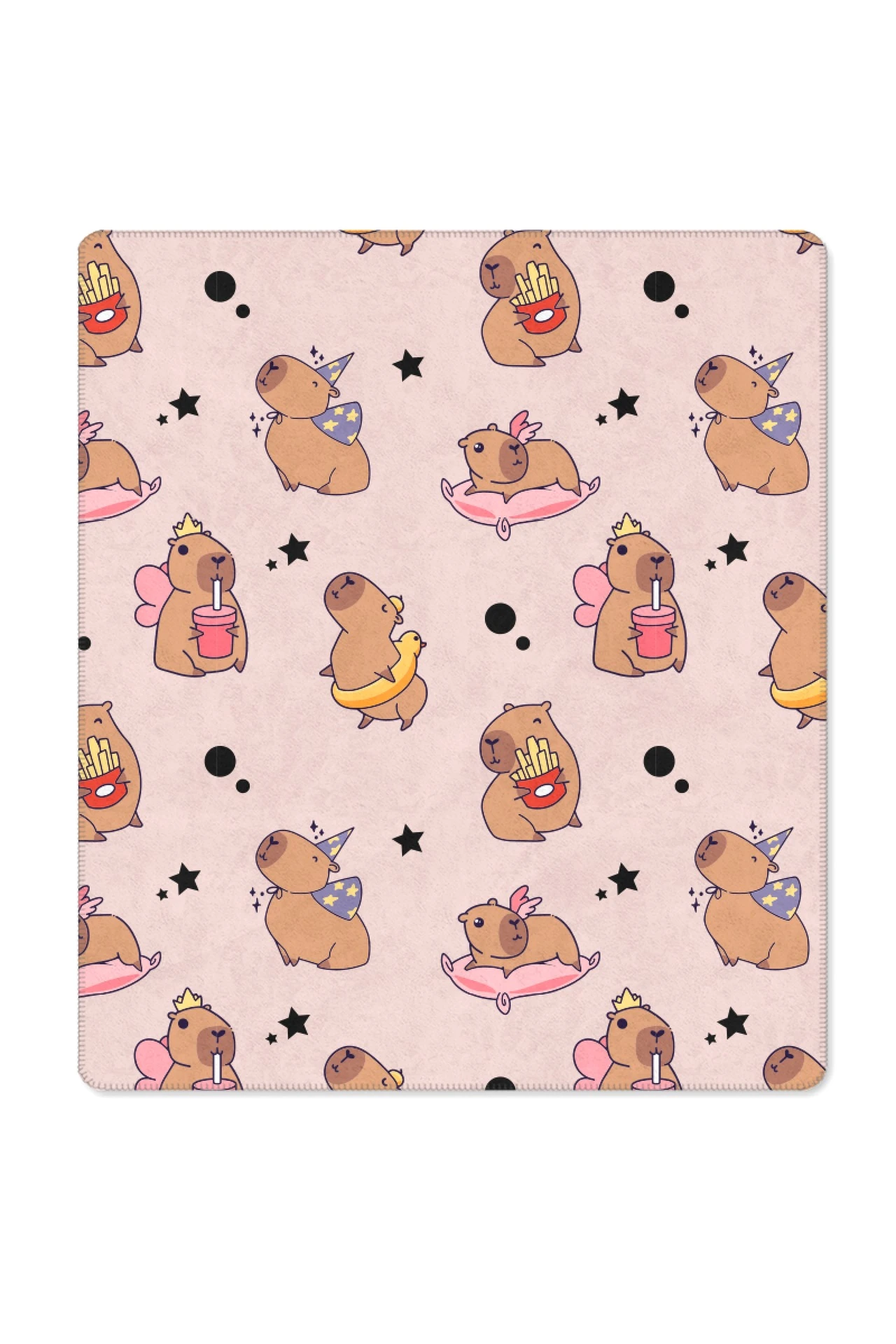 Купить плед Палитра флисовый 150х170 см, с принтом  "Capybara chill"