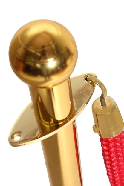 Канат для мобильной стойки ограждения под золото#3