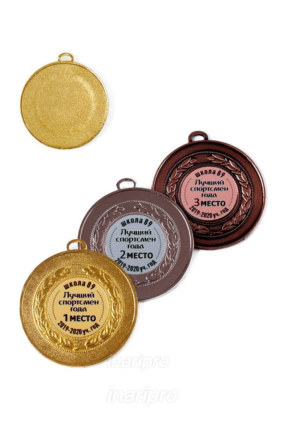 Медаль металлическая МК162 50мм с шильдом 25мм#2 Медаль металлическая МК162 50мм с шильдом 25мм#2