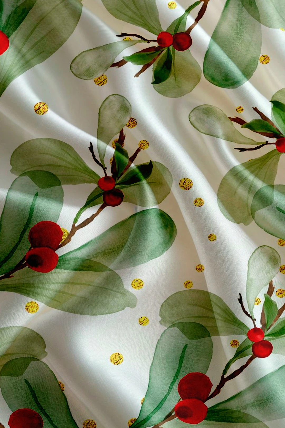 Купить косынку Шарлотта 65х65х95 см, с полной запечаткой "Green vibe"