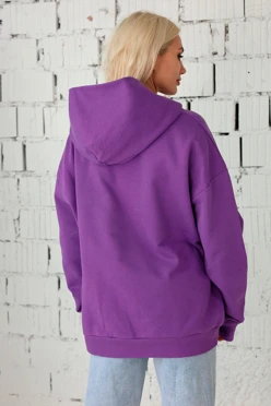 Худи Шелби из футера оверсайз унисекс, однотонная#2