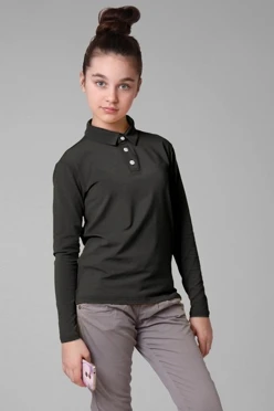 Купить лонгслив Декстер Плюс детский чёрный