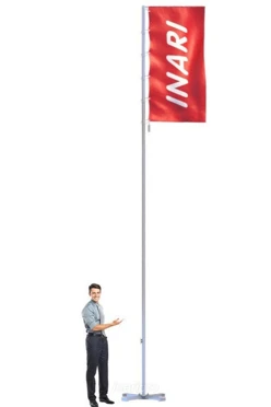 Арендовать мобильный флагшток 6 м из нержавеющей стали