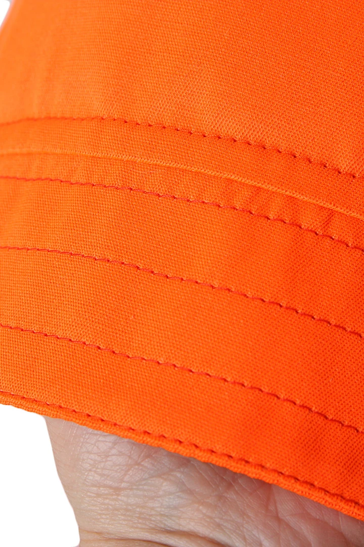 Панама Монако из греты с отстроченными полями, однотонная#5