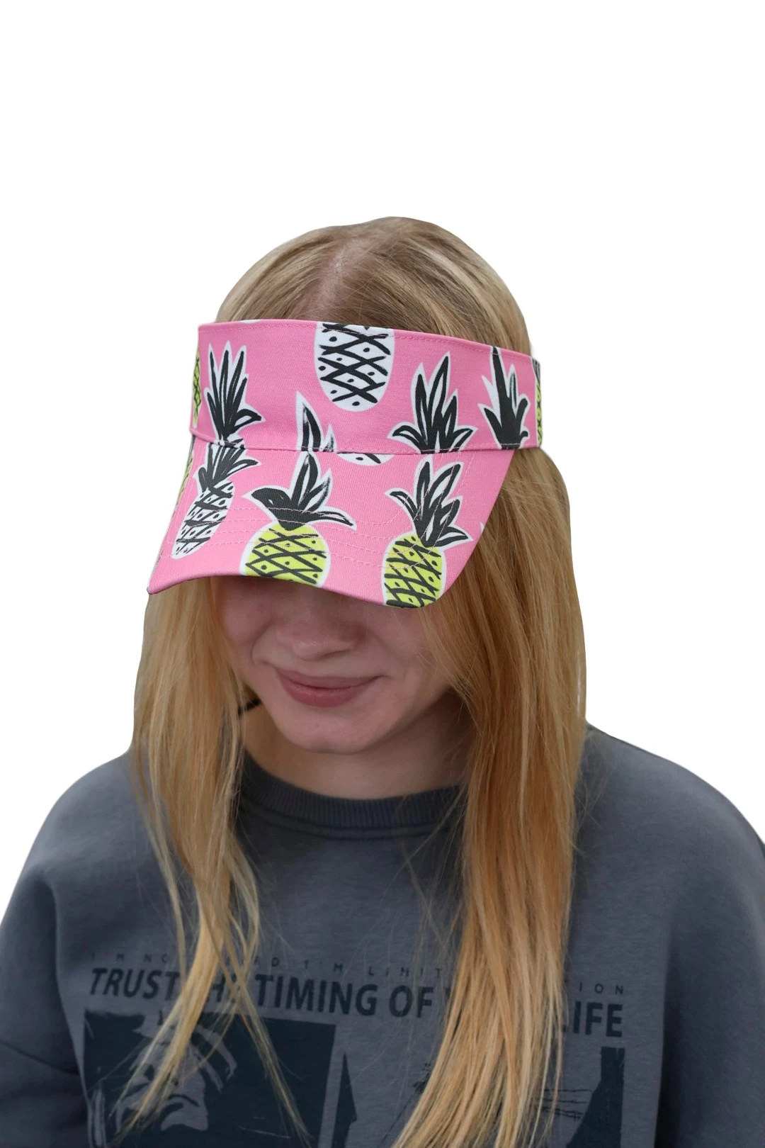 Козырек Бейс на липучке с полной запечаткой (хлопок) "Pineapple"#2 Козырек Бейс на липучке с полной запечаткой (хлопок) "Pineapple"#2