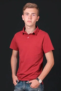 Купить поло Декстер унисекс красную