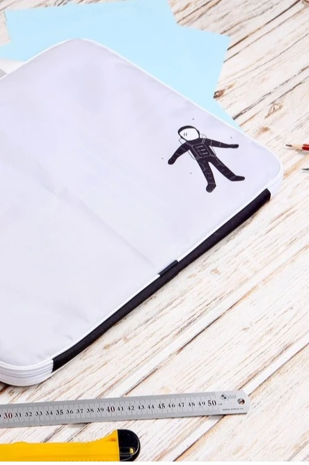 Сумка Ворд с ручками 45х33 см, с полной запечаткой "Cosmonaut"#1