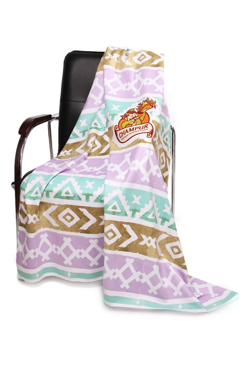 Купить плед флисовый Палитра (двухсторонний) 150х170 см "Кафе CHAMPUR"