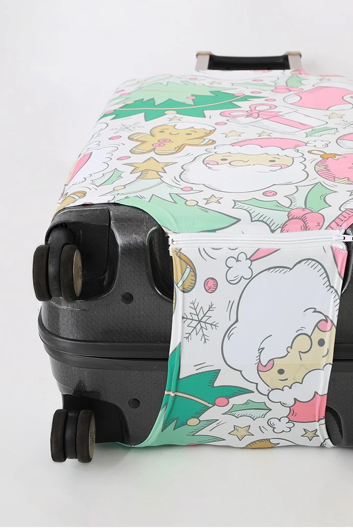 Чехол для чемодана размер L "New Year's Set"#5