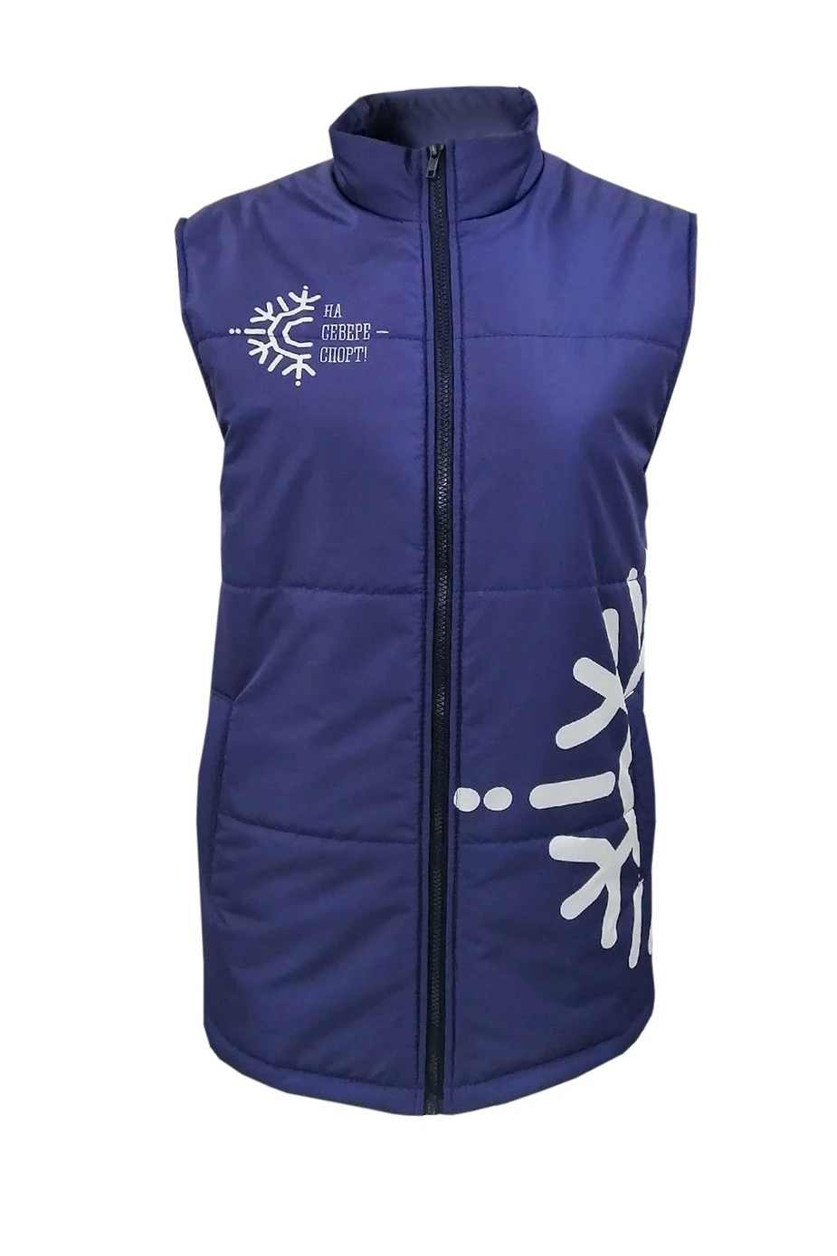 Жилет Портер на синтепоне со стежкой унисекс, с полной запечаткой "Festival of the North"#2
