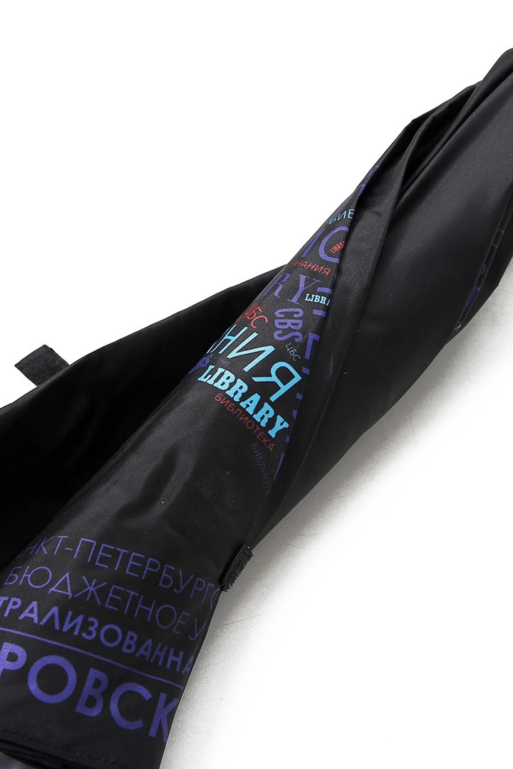 Зонт-трость Мэри с деревянной ручкой однослойный, с полной запечаткой (без совмещения) "CBS"#3