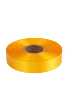Купить ленту сaтин шириной 25 мм, однотонную желтую
