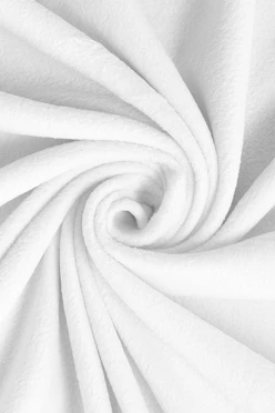 Ткань Флис белый 280 гр/м², 100% пэ, 160 см#1