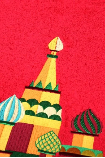 Купить полотенце махровое 50х90 с вышивкой "Moscow"