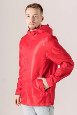 Купить ветровку Рэйн унисекс красную