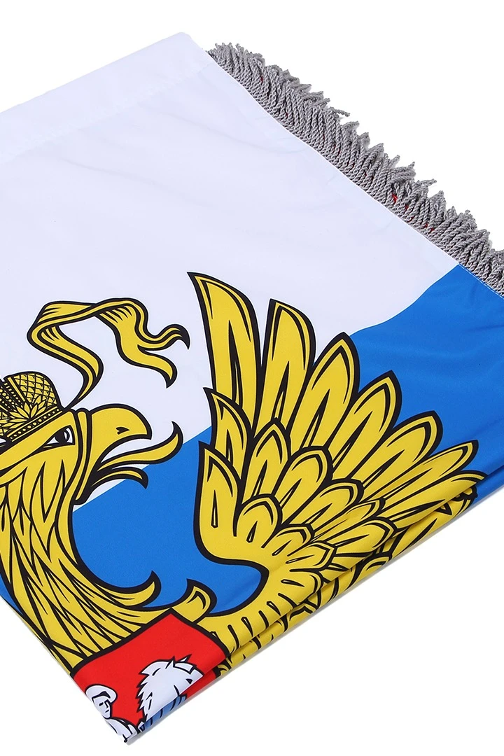 Штандарт РФ печатный 100х100 см#3